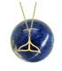 GOLD WHALE TAIL PENDANT