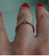 ANILLO DE ORO Y DIAMANTE "GOTA"