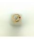 ANILLO DE ORO CON DIAMANTE Y RUBÍ "LOOP"