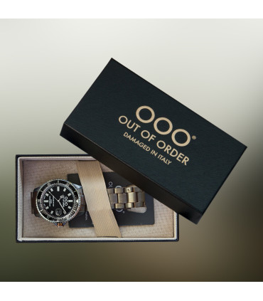 Reloj Out Of Order. Casanova negro-gris