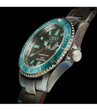 Reloj Out Of Order. Casanova turquesa - marrón