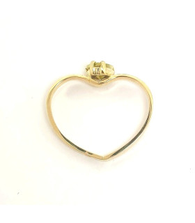 GOLD RING "CUORE"
