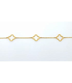 GOLD BRACELET "TRÉBOLES"