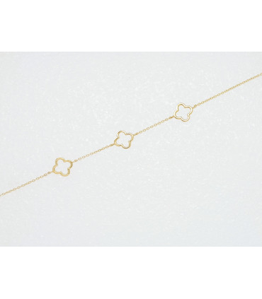 GOLD BRACELET "TRÉBOLES"
