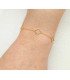 GOLD BRACELET "TRÉBOLES"