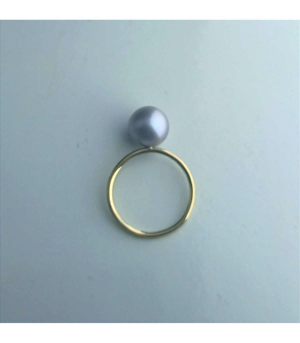 ANILLO DE ORO CON PERLA CULTIVADA