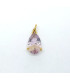 GOLD PENDANT WITH MILLENIUM AMETRINE