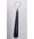 PENDIENTES DE ORO CON GOTA DE ONIX GRANDE