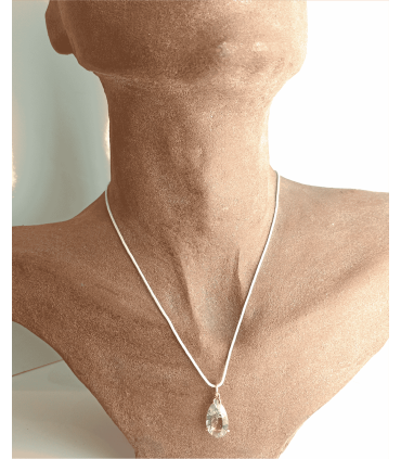 GOLD PENDANT WITH MILLENIUM AMETRINE