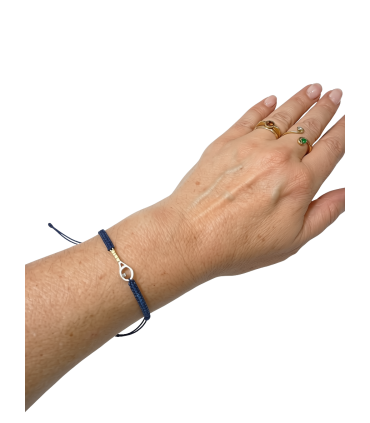 PULSERA DE ORO DE RAQUETA CON DIAMANTE
