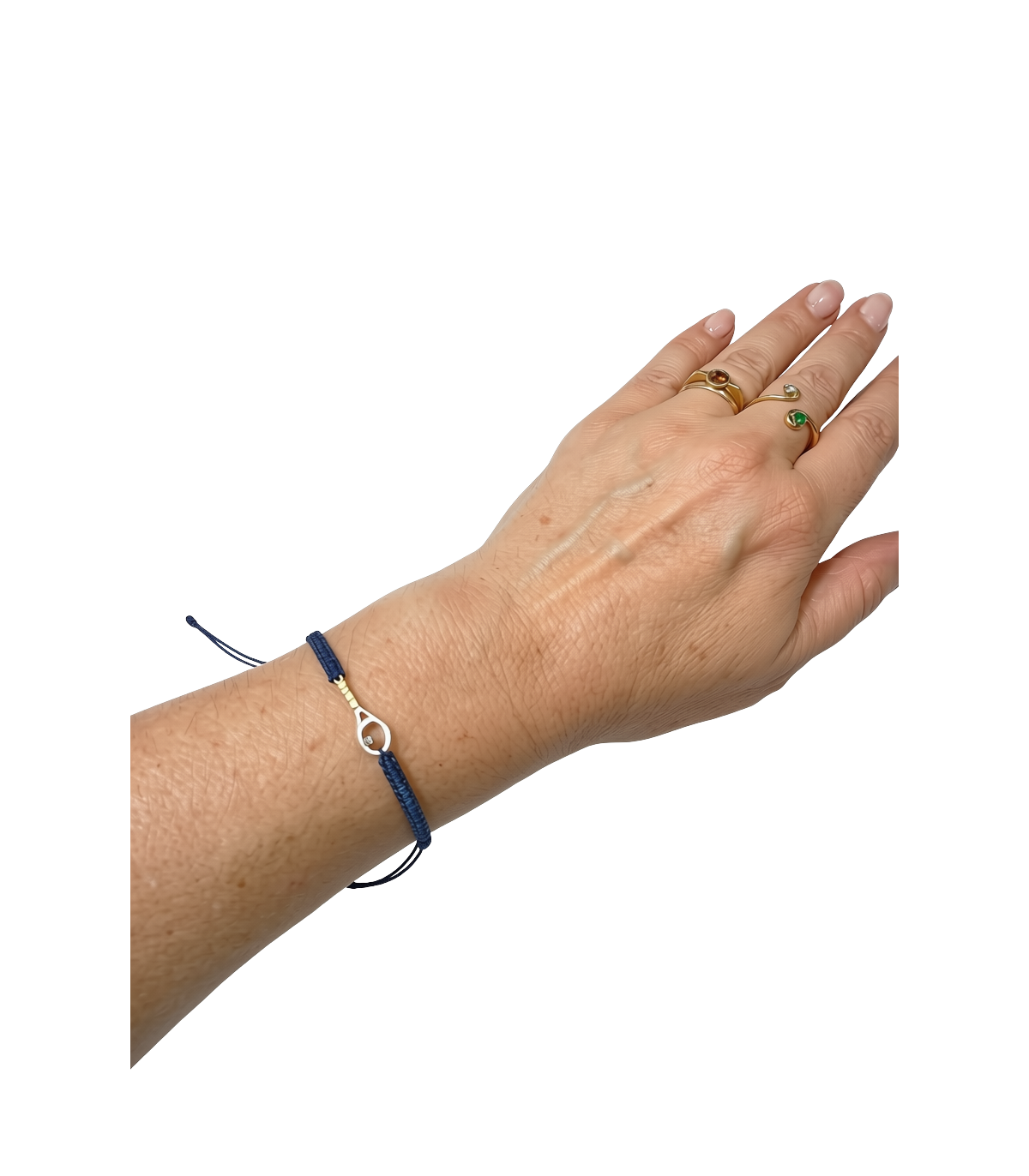 PULSERA DE ORO DE RAQUETA CON DIAMANTE